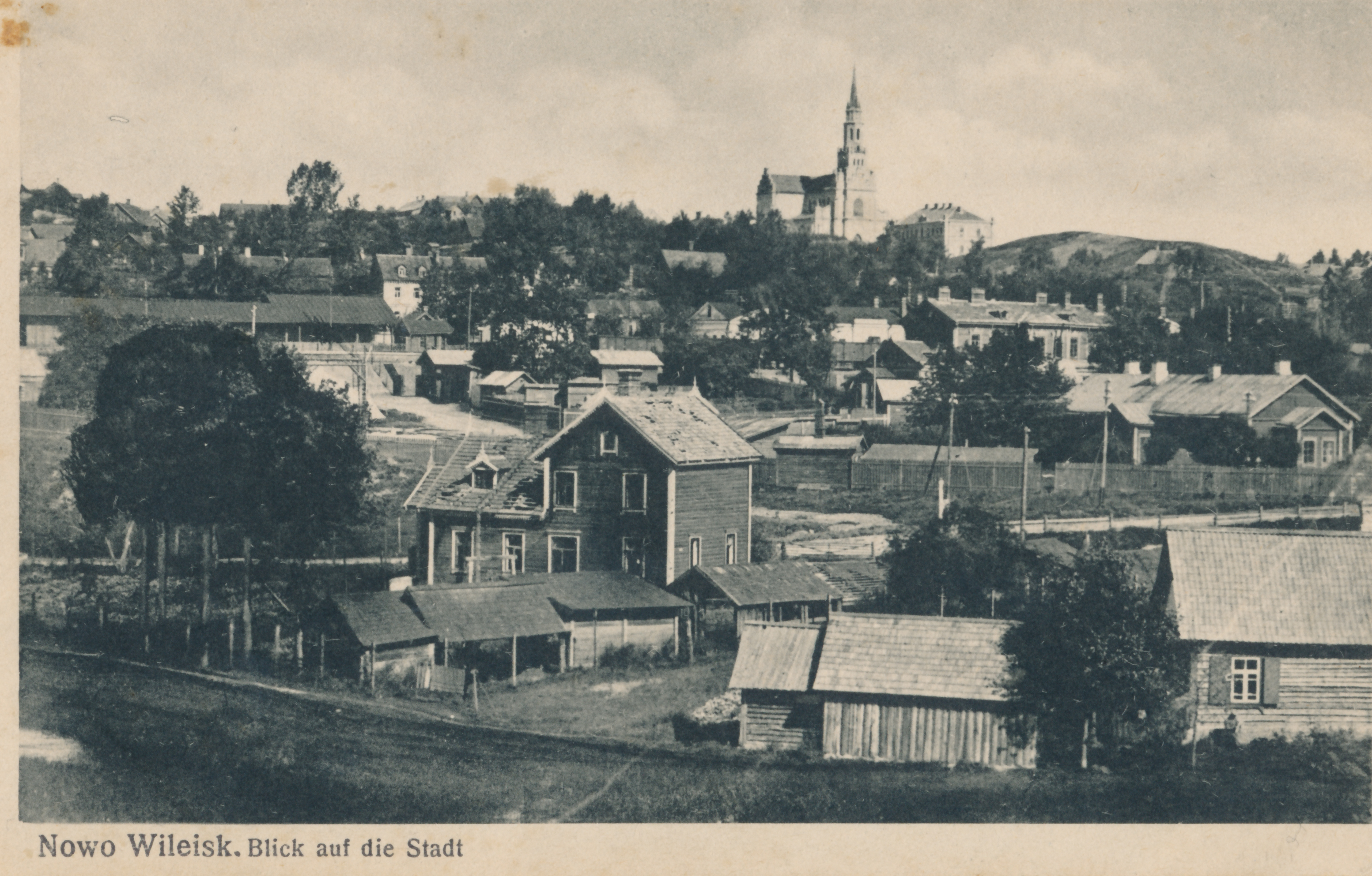 Nowa Wilejka. Widok na miasto w 1932 r.